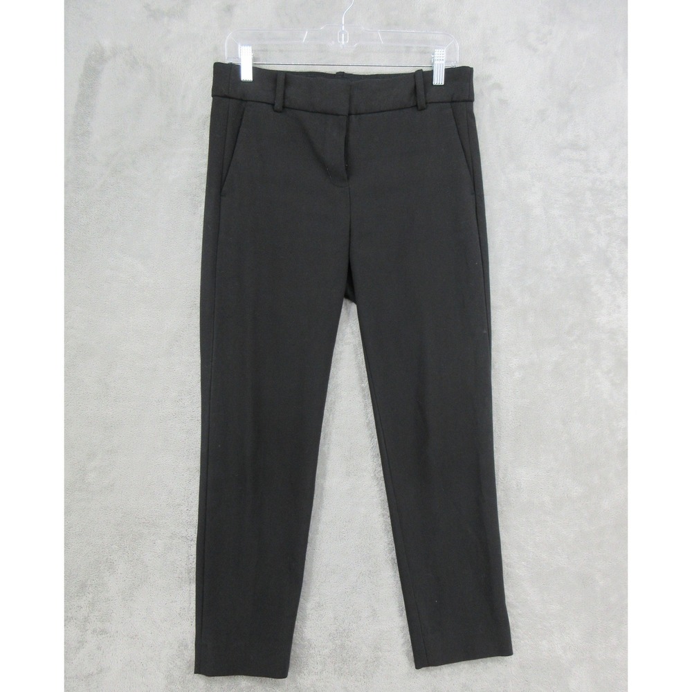 J Crew Pants Womens Size 6 Slim Fit Office Career Minimalist Pockets Stretch Zip